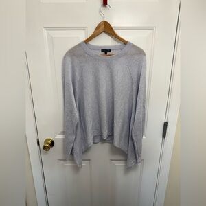 EILEEN FISHER Blue Alpaca Wool Blend Sweater size M Casual Winter Flowy